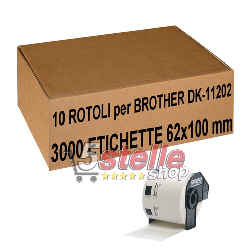 Rotoli etichette adesive - 10,