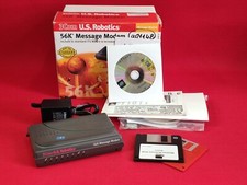 3COM VINTAGE MODEM FAX SERIALE RS 232 V.92 RETROCOMPUTER RETRO PC 56 K ESTERNO