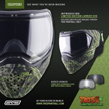 Maschera paintball EMPIRE EVS SE Lurker mimetica/ninja termica trasparente