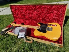 1998 Fender Custom Shop '52 Nocaster Telecaster Cunetto Relic - con certificato di autenticità 7,4 libbre