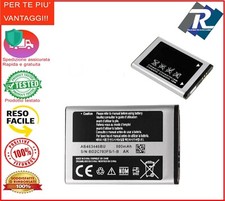 BATTERIA SAMSUNG AB463446BU C3590 E1270 C3595 B130 E250 SOSTITUISCE ORIGINALE