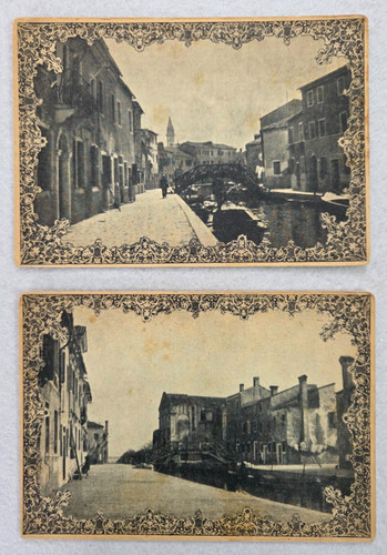 Cartolina venezia burano - cartolina, ponte