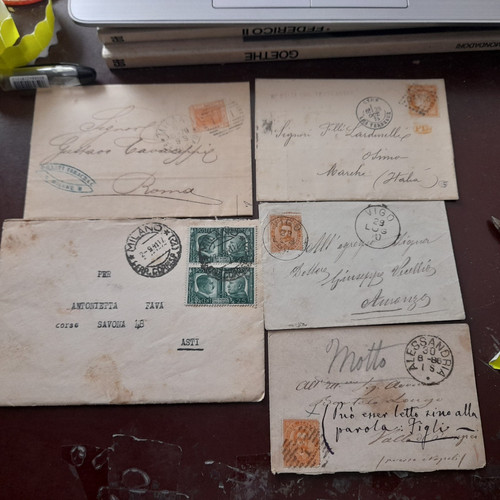 Lettere valori postali con - valori,