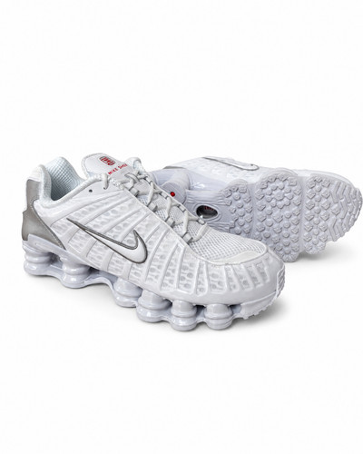 Nike shox white metallic - shox, tl