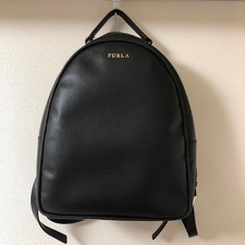 Zaino FURLA in pelle nero mai usato autentico Made in Italy