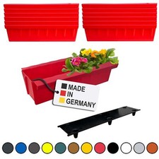 Pallet Fioriera 12er-Set Rosso