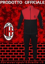 Tuta homewear ufficiale milan - tuta,