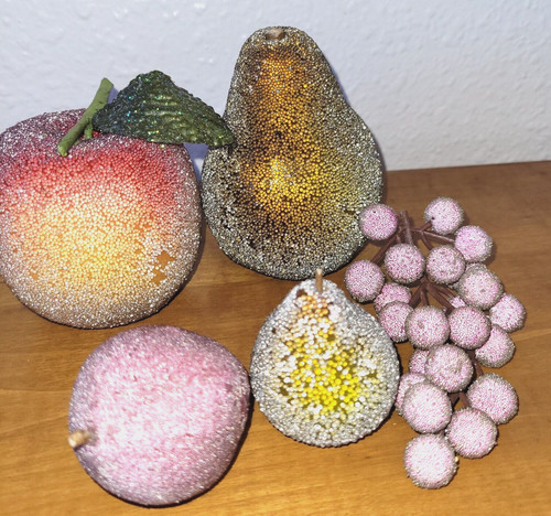 Lotto vintage frutta - frutta, finta