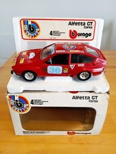 BBURAGO ALFA ROMEO ALFETTA GT CORSA  - 1/24 -  OLD - MINT BOX - MADE IN ITALY