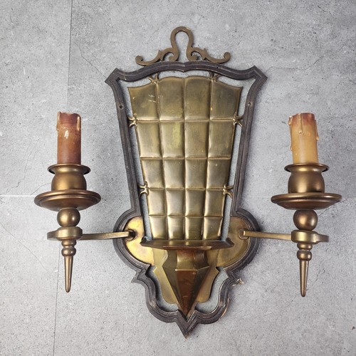 Applique luci ottone stile - 2,