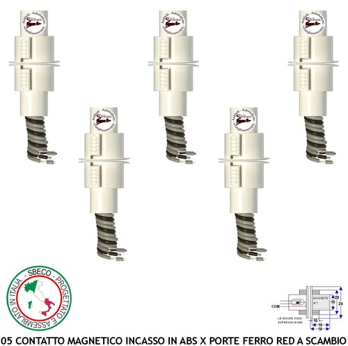 Contatti magnetici incasso - contatti,
