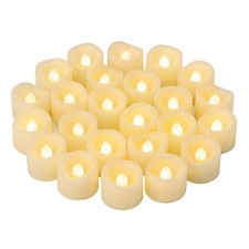 24 lumini votivi a LED senza