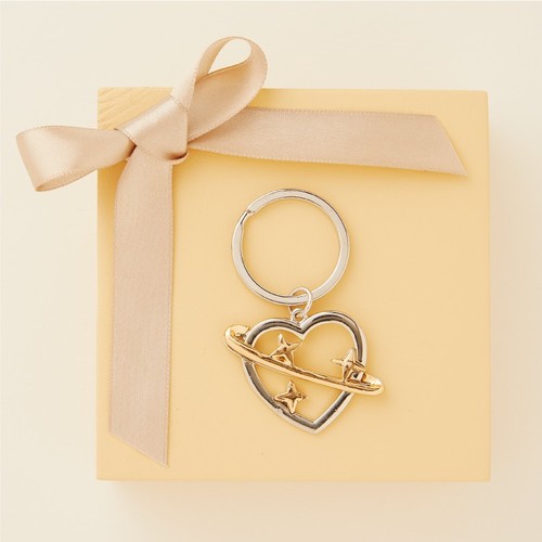 Portachiavi cuore con - , anello
