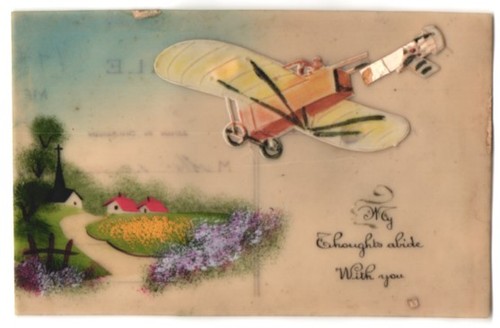 Aereo celluloide sopra - aereo,