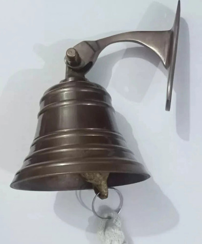 Antique brass ship bell - brass,