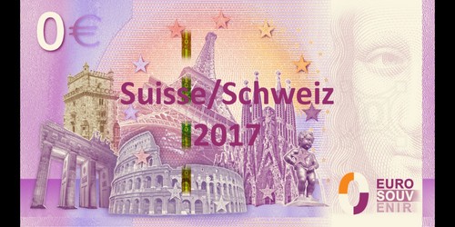 Billet souvenir euro null - billet,