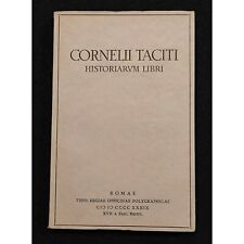 Cornelii Taciti - Historium Libri - Off. Polygraphicae - 1939