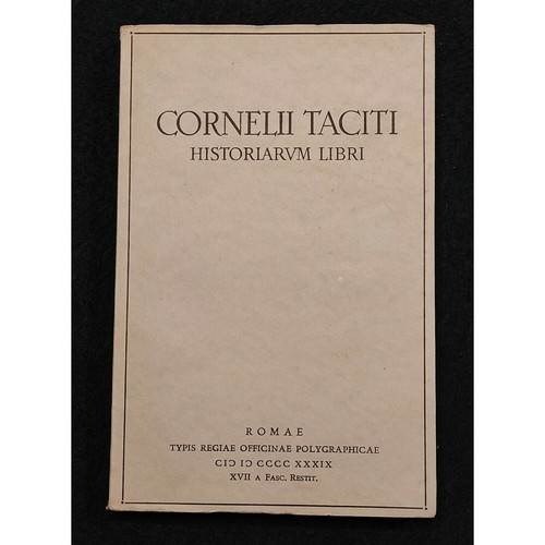 Cornelii taciti historium - cornelii,