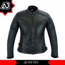 Giacca Moto Donna Pelle Nera -