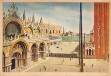 1945 Bella cartolina da Venezia con Fratelli Bandiera