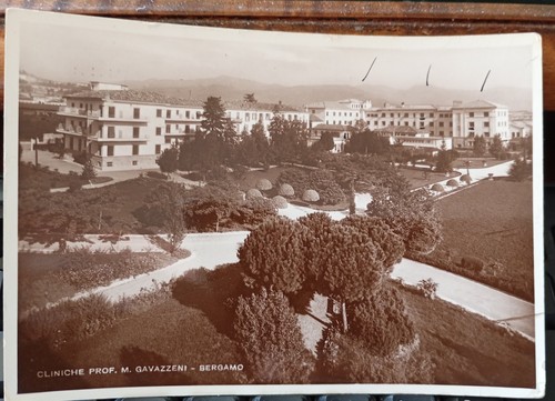 Cartolina bergamo cliniche - bergamo,