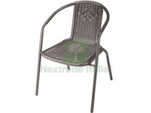 1pz poltrona wood brown - 1pz, in