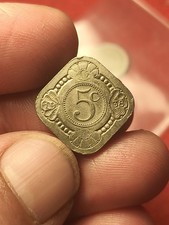 Splendida Moneta 5 Centesimi Olanda Paesi Bassi 1938 Regina Guglielmina