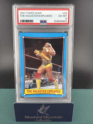 1987 topps wwf the hulkster - topps,