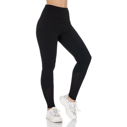 Bsp leggings donna nero maglia - leggings,