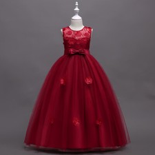 Abito tulle bambina fiori