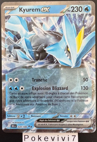 Carte pokemon kyurem 028 086 - carte, 028/086