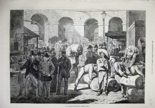 Vecchia stampa antica 1874