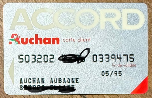 Carte crédit paiement - de,