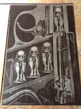 H.R. GIGER 1969 POSTER BIRTH MACHINE GEBARMASCHINE ART DESIGN FANTASY