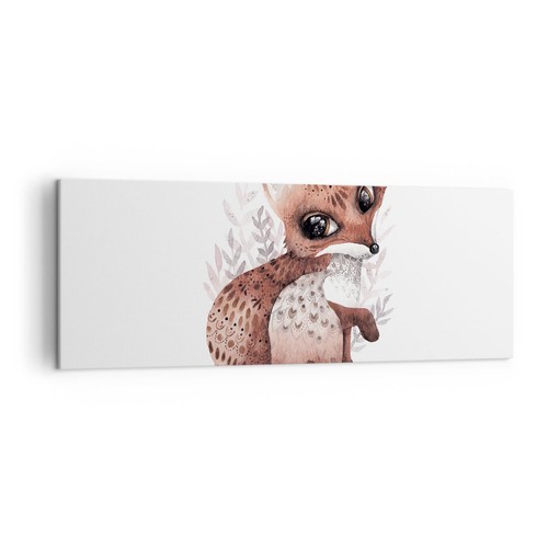 Quadro tela 140x50cm volpe - tela,