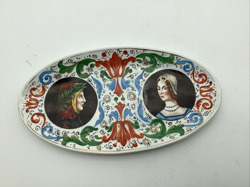 Antico vassoio maiolica - vassoio, in