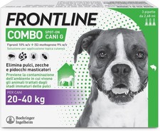 Frontline Combo Spot-On Cani Grandi 20-40kg 3 Pipette Antiparassitarie