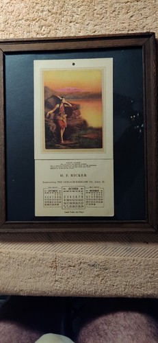 Calendario mensile vintage