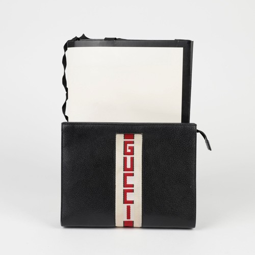 Gucci logo pouch - pouch, and