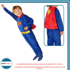 Costume Superman per Bambino 1-2 Anni – Tutina e Mantello Originale DC Comics