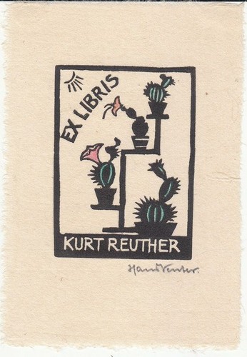 Exlibris bookplate incisione - bookplate,