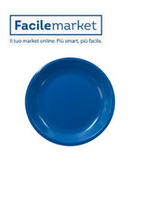 Piatto Frutta in Pura Melamina