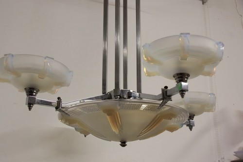 Grande lampadario antico art