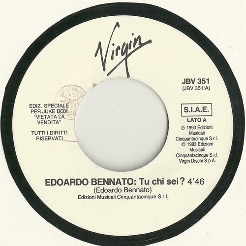 Edoardo bennato chi - tu, sei
