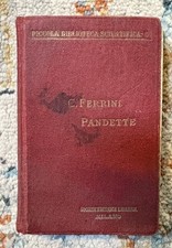 C. Ferrini – Pandette (1904, Società Editrice Libraria, Milano)