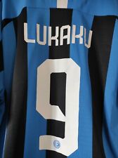 Maglia calcio originale Nike Inter Lukaku numero 9 taglia XXL versione player