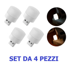 4 Pezzi Lampada Lampadina LED