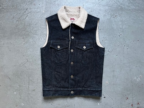 Giacca gilet sherpa - , denim