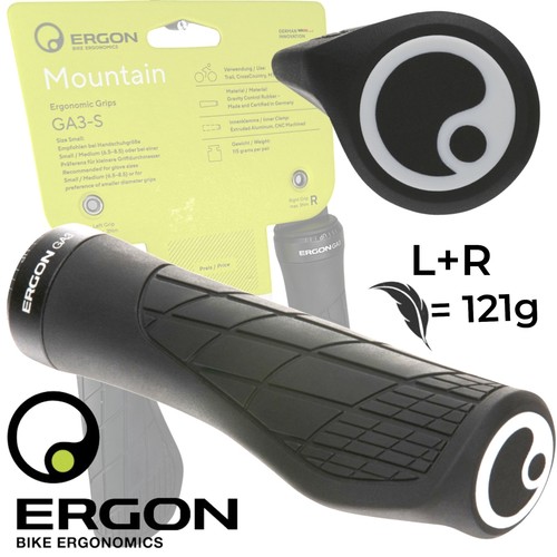 Maniglie bici ergon ga3 - maniglie,