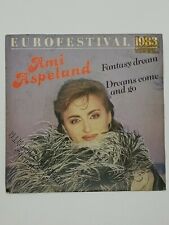 RARO! AMI ASPELUND - Fantasy dream / Dreams come and go 7" PROMO Italy 1983 